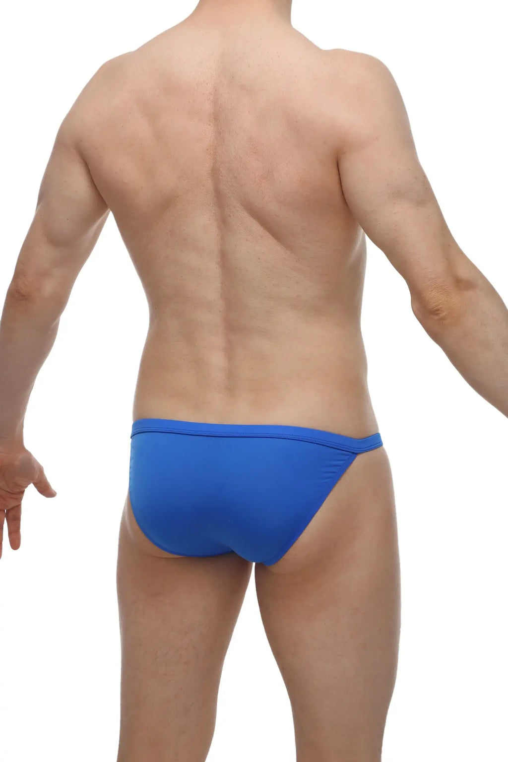 Blue athletic briefs petitq bikini ladon plum blue made of breathable fabric for comfortable sportswear use