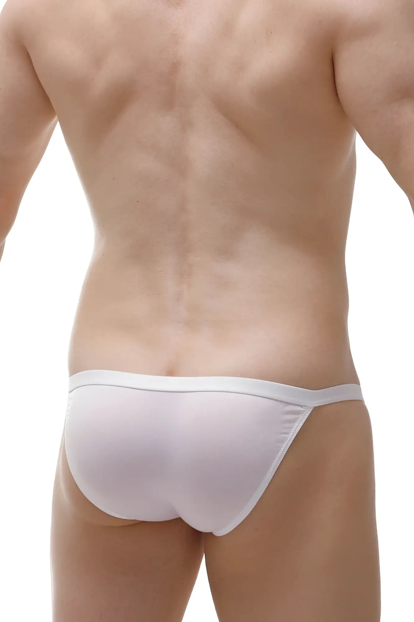 Petitq bikini ladon plum white white seamless form-fitting briefs with smooth fabric and a narrow waistband