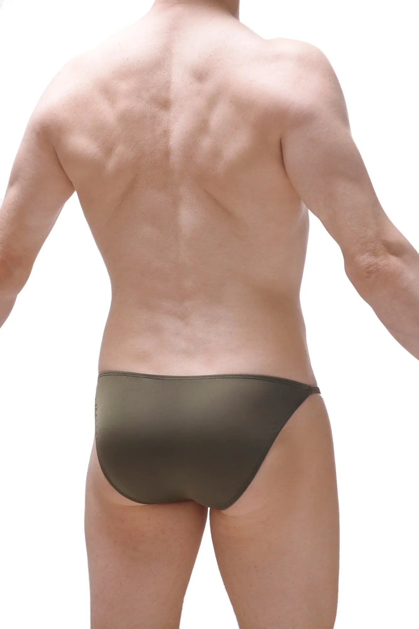 Petitq bikini lhery plum green olive green briefs with smooth form fitting design for comfortable wear