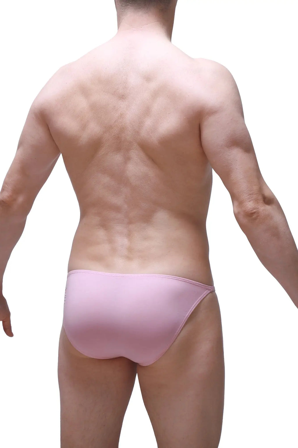 Pink petitq bikini lhery skine tea rose athletic briefs made from breathable fabric for active wear