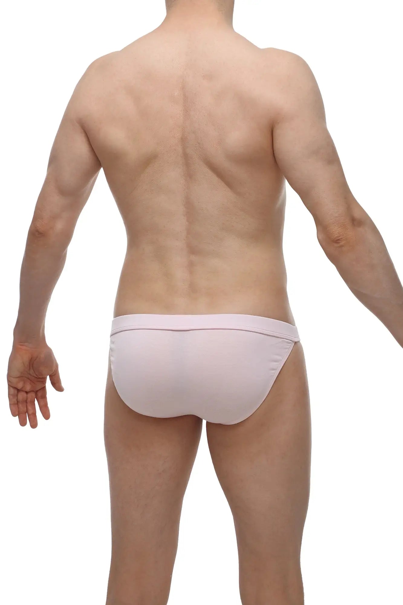 PetitQ bikini brief in bamboo pink with smooth fabric finish and subtle seam detailing for comfortable wear