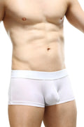 White petitq boxer reotier plum briefs with smooth form-fitting design and elastic waistband