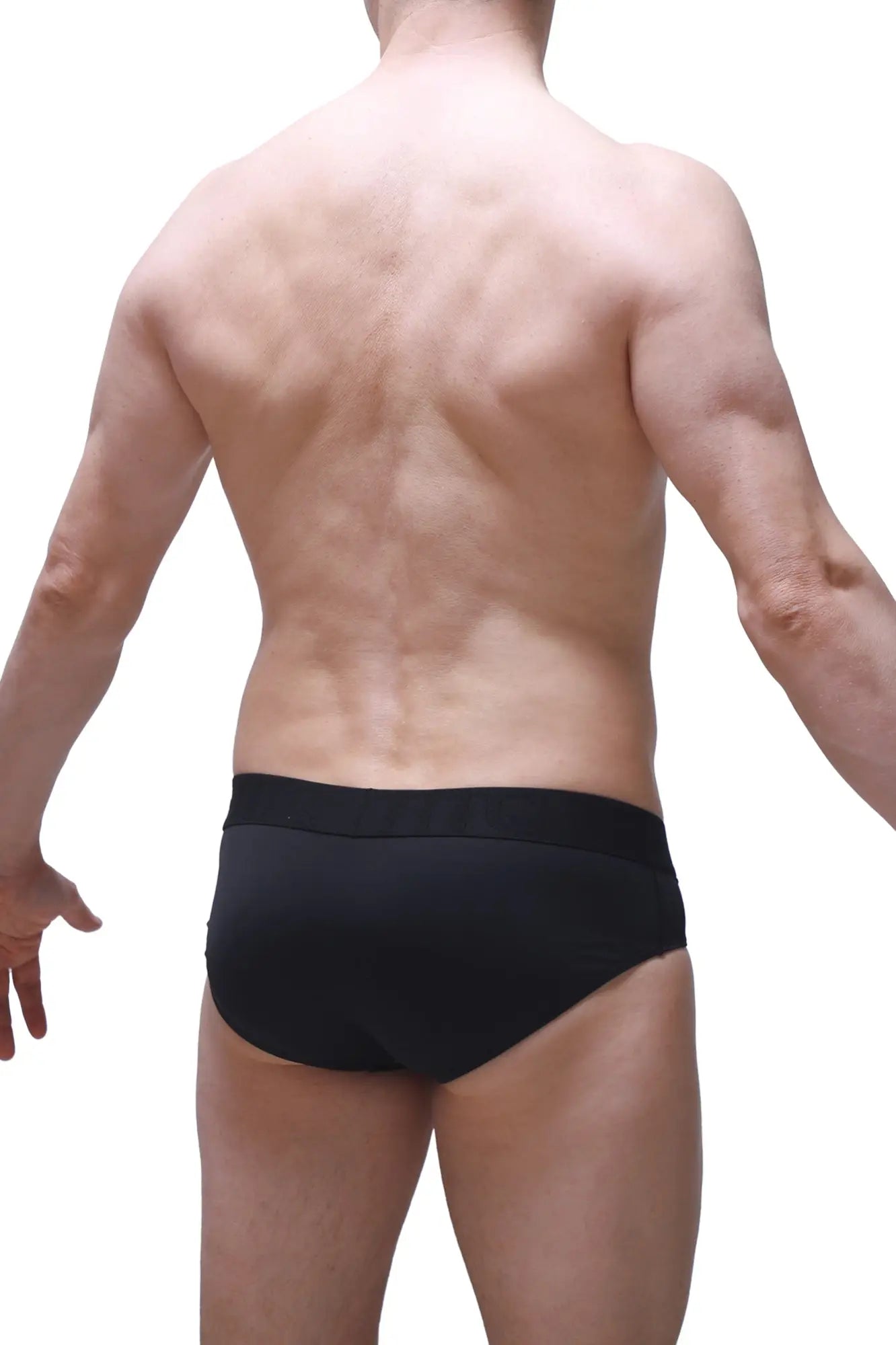Black petitq brief barie bee green with smooth form-fitting design made from soft breathable fabric
