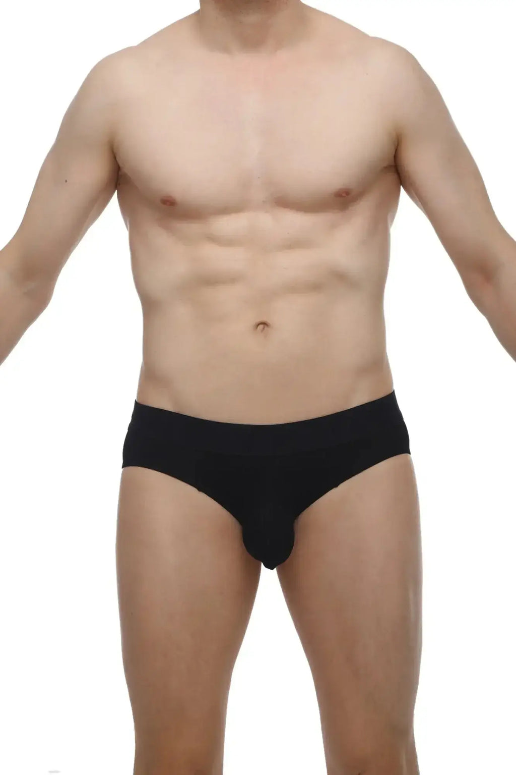 PetitQ brief dome modal black briefs with smooth form-fitting design made from modal fabric