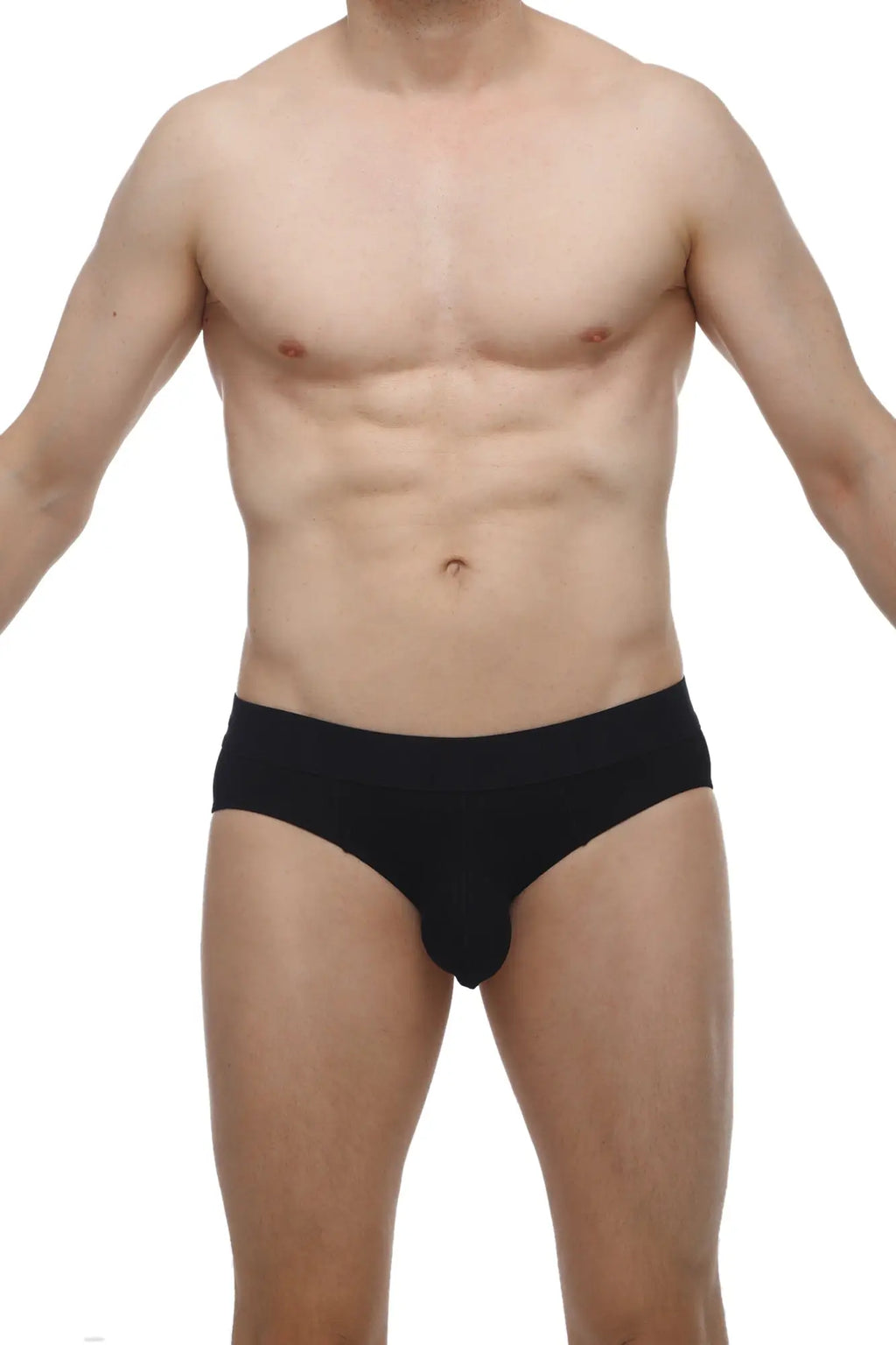 PetitQ brief dome modal black briefs with smooth form-fitting design made from modal fabric