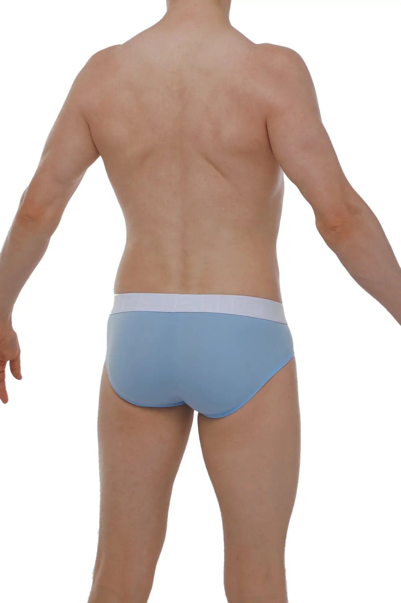 PetitQ brief Dome skine blue light blue briefs with white waistband perfect for everyday comfort and style