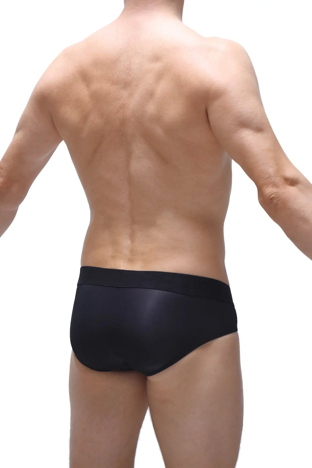 PetitQ brief dome voile black smooth form-fitting black briefs designed for comfort and style
