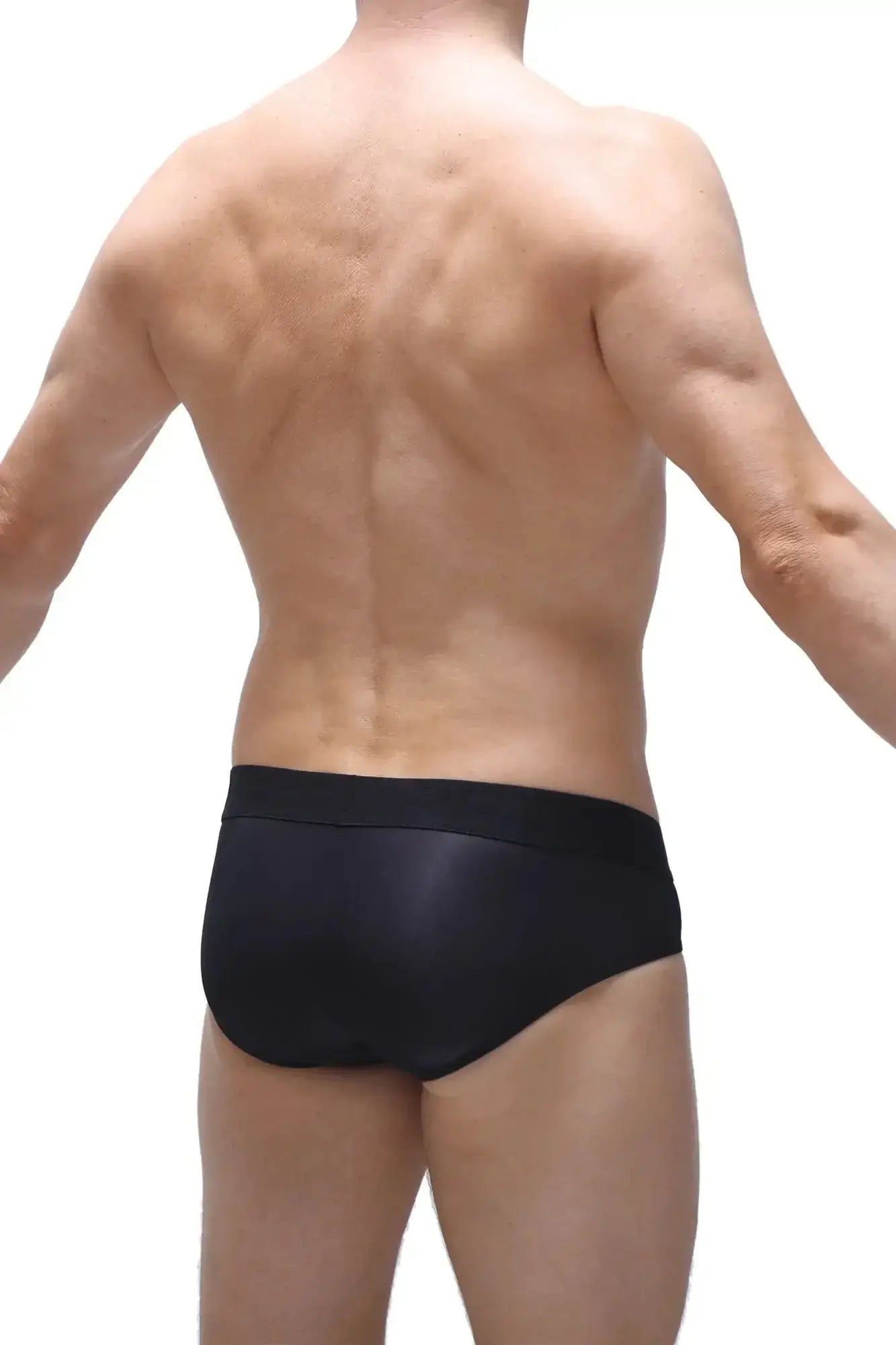 PetitQ brief dome voile black smooth form-fitting black briefs designed for comfort and style