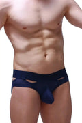 Navy blue mesh briefs petitq brief malans bee with cutout sides and solid waistband for comfortable wear