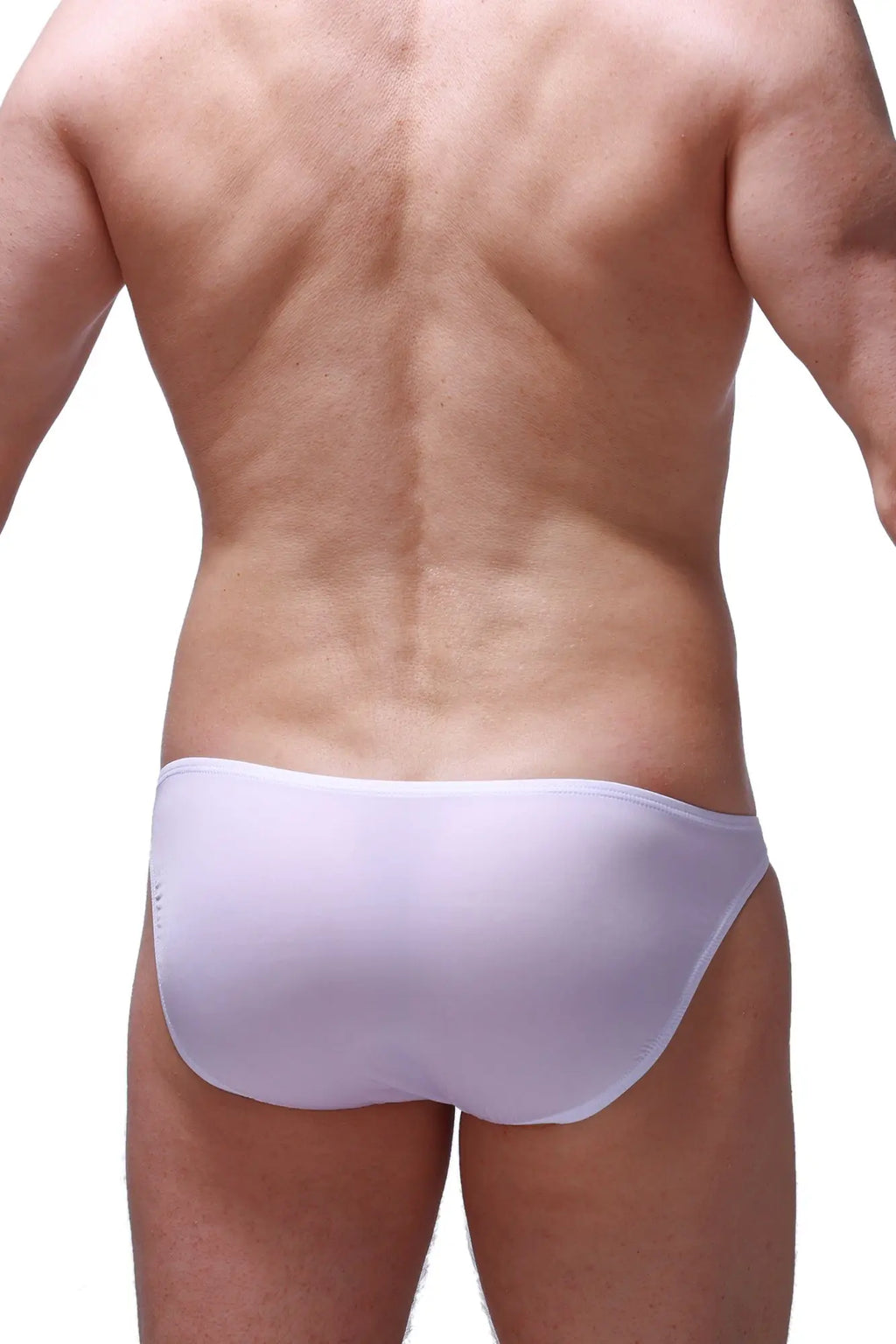 PetitQ Brief Menil Plum white seamless white form-fitting briefs designed for comfort and smooth fit