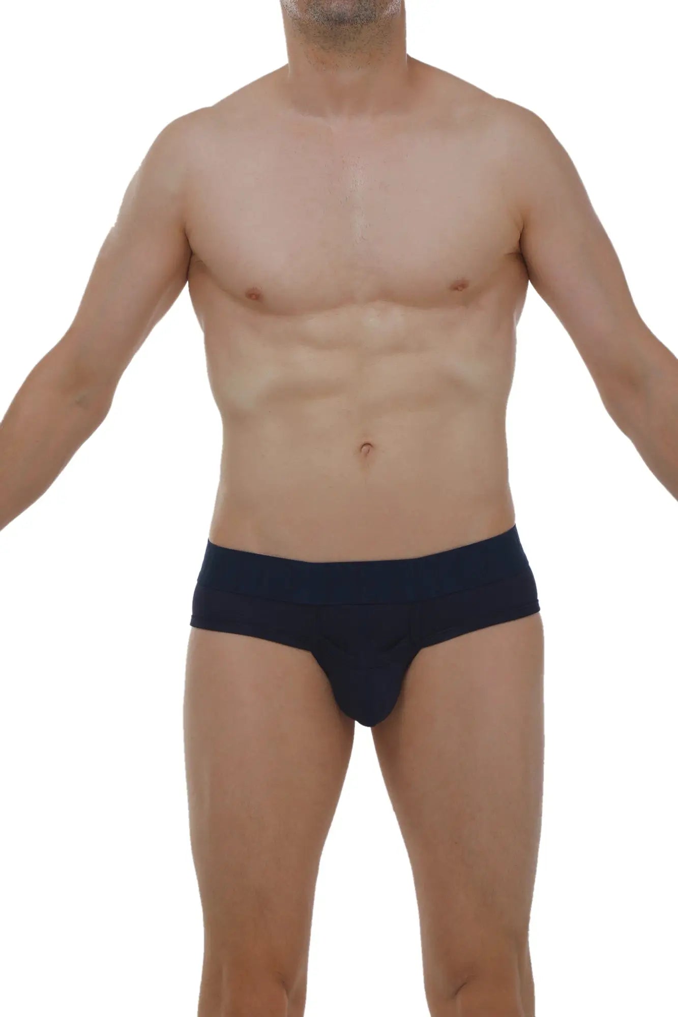 Navy blue petitq brief paliz modal briefs with smooth form-fitting design made from soft modal fabric