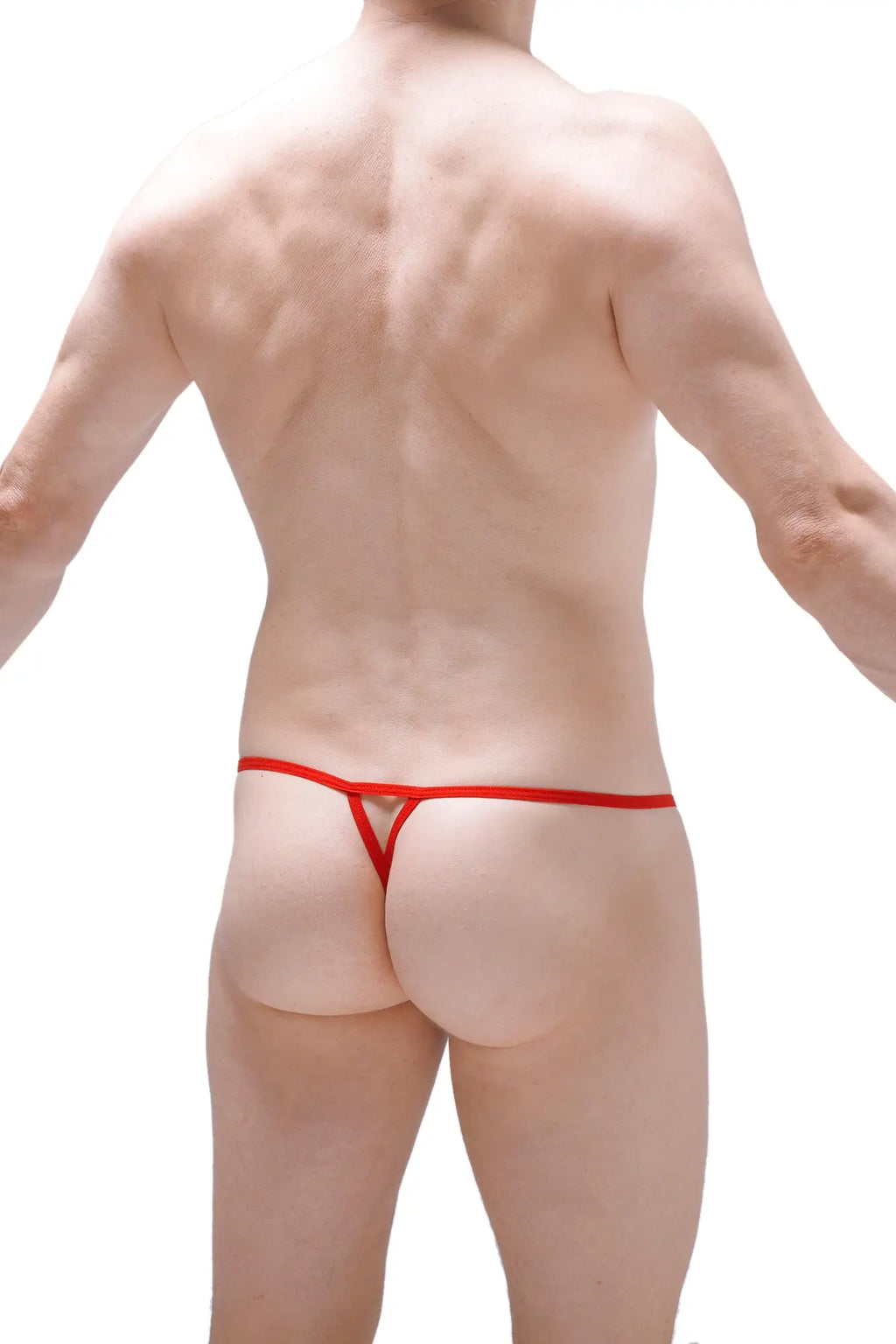 PetitQ G-string Lahitte Bee red thong with thin sleek design and smooth fabric for comfortable wear