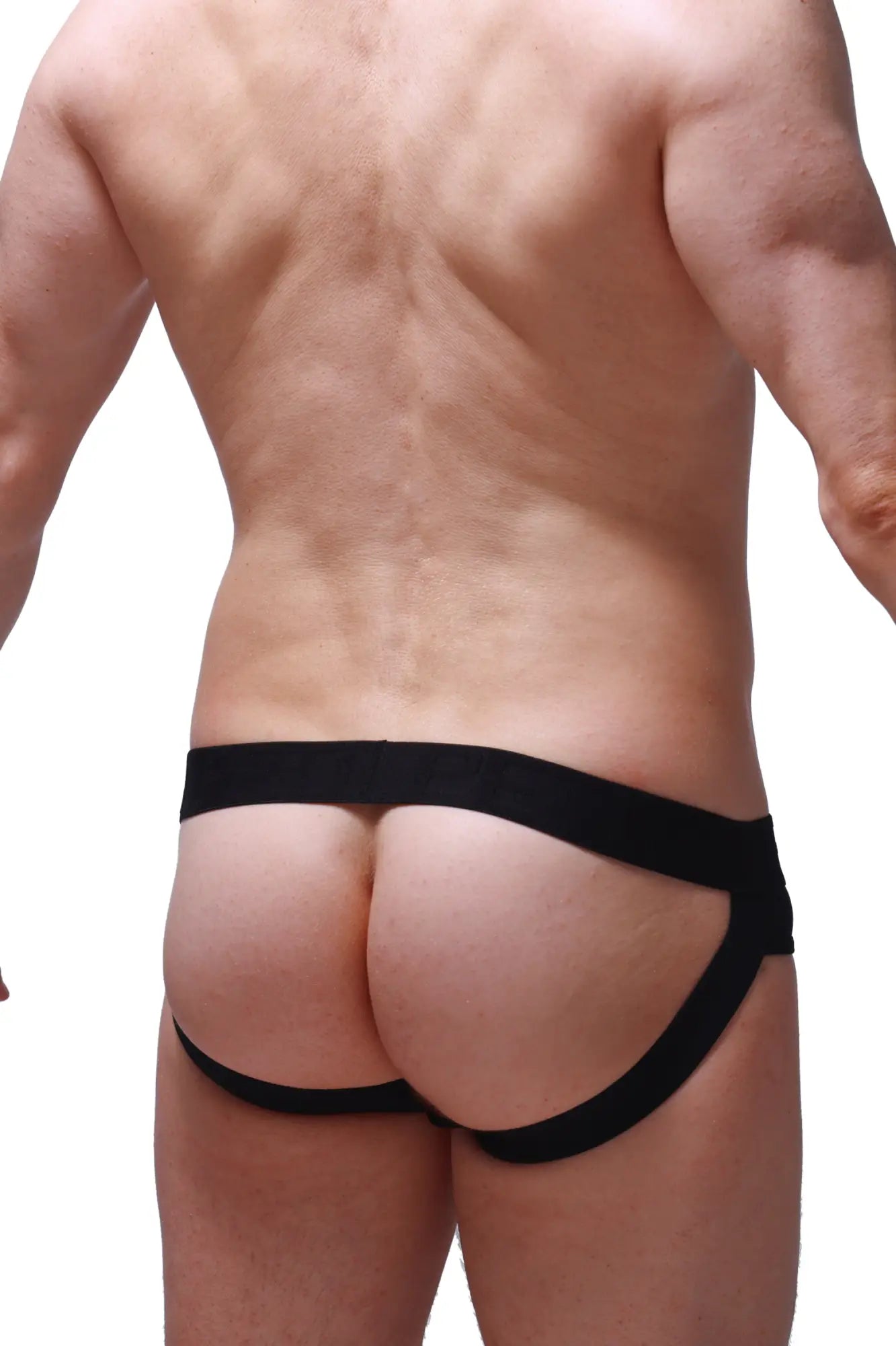 Petitq jockstrap brasc black athletic briefs in black with a snug supportive fit and wide waistband