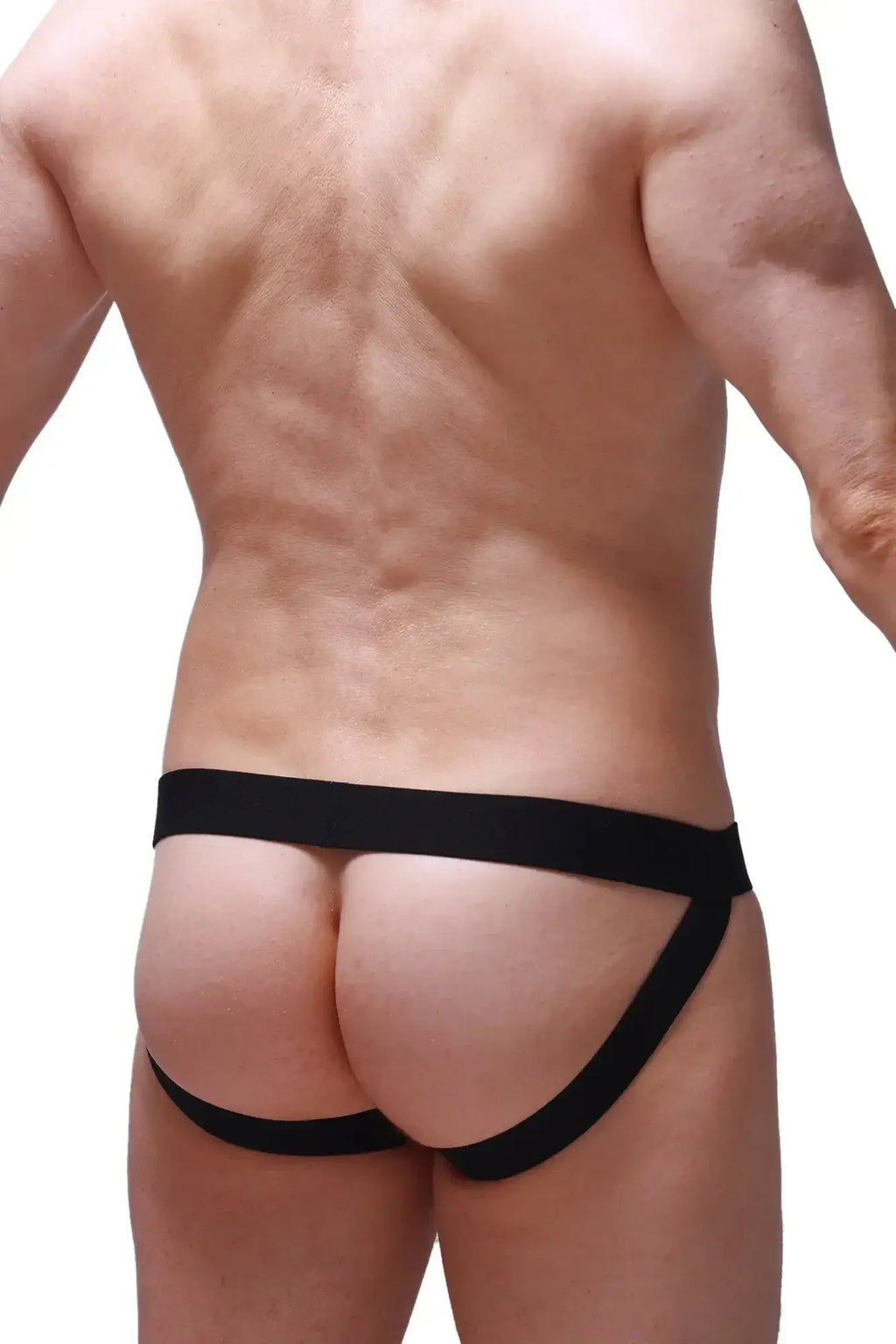 PetitQ jockstrap pinces black athletic briefs with snug supportive fit and reinforced waistband for active wear