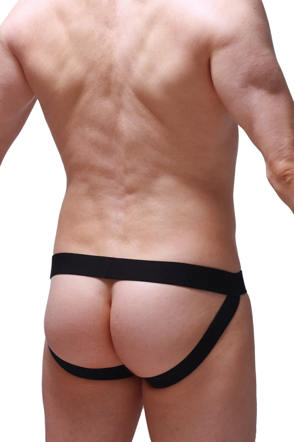 PetitQ jockstrap pinces black athletic briefs with snug supportive fit and reinforced waistband for active wear