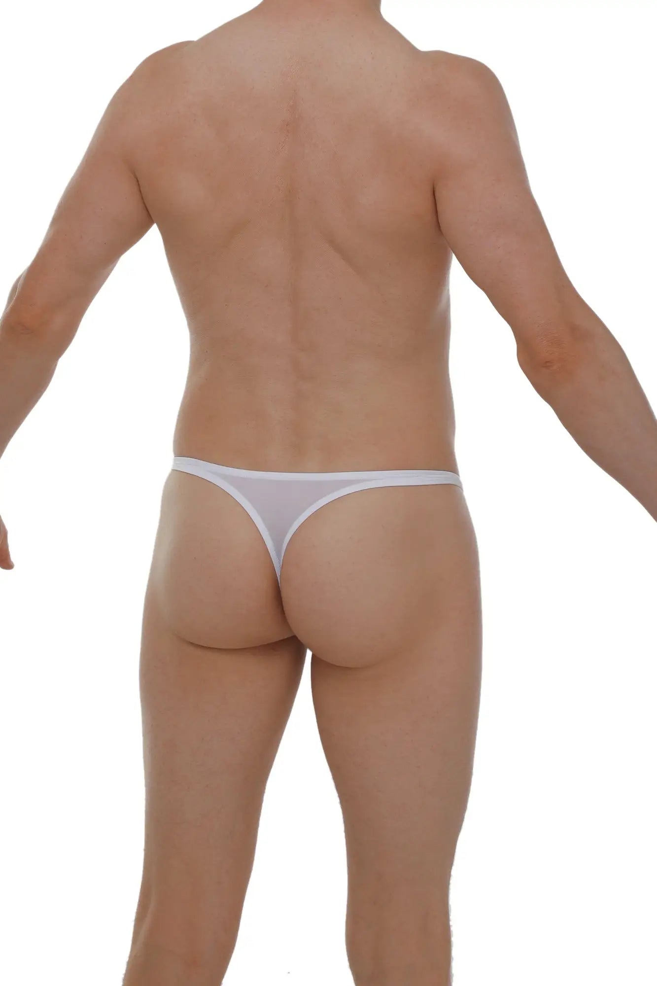 White sheer mesh thong petitq thong chirols blanc featuring delicate fabric and minimal coverage design