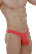 Bright red petitq thong dome modal fuchsia made of smooth elastic fabric with a form-fitting design