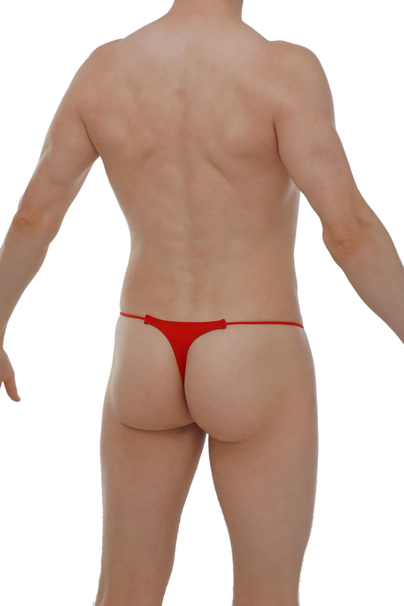 Petitq thong lolif joe red seamless red thong with a thin design showing the back side of the product