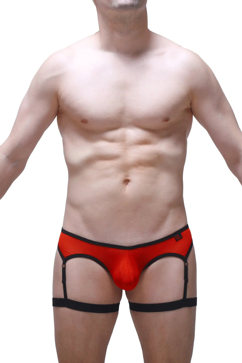 Red and black petitq thong roaix mens briefs with supportive contoured design for comfortable everyday wear