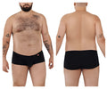Black Pikante PIK 0976X Angola trunks briefs with a small red logo on the waistband in black color