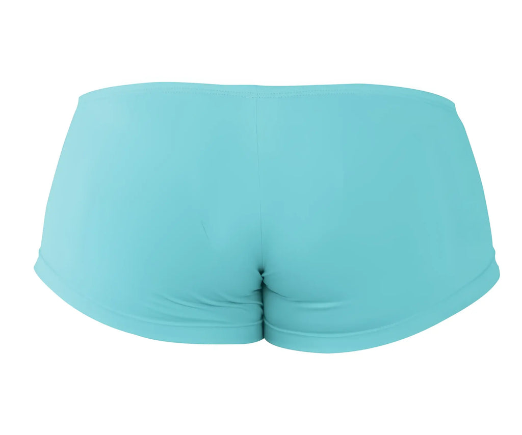 Light blue pikante pIK 0976X angola trunks made of smooth fabric with elastic waistband and form-fitting design