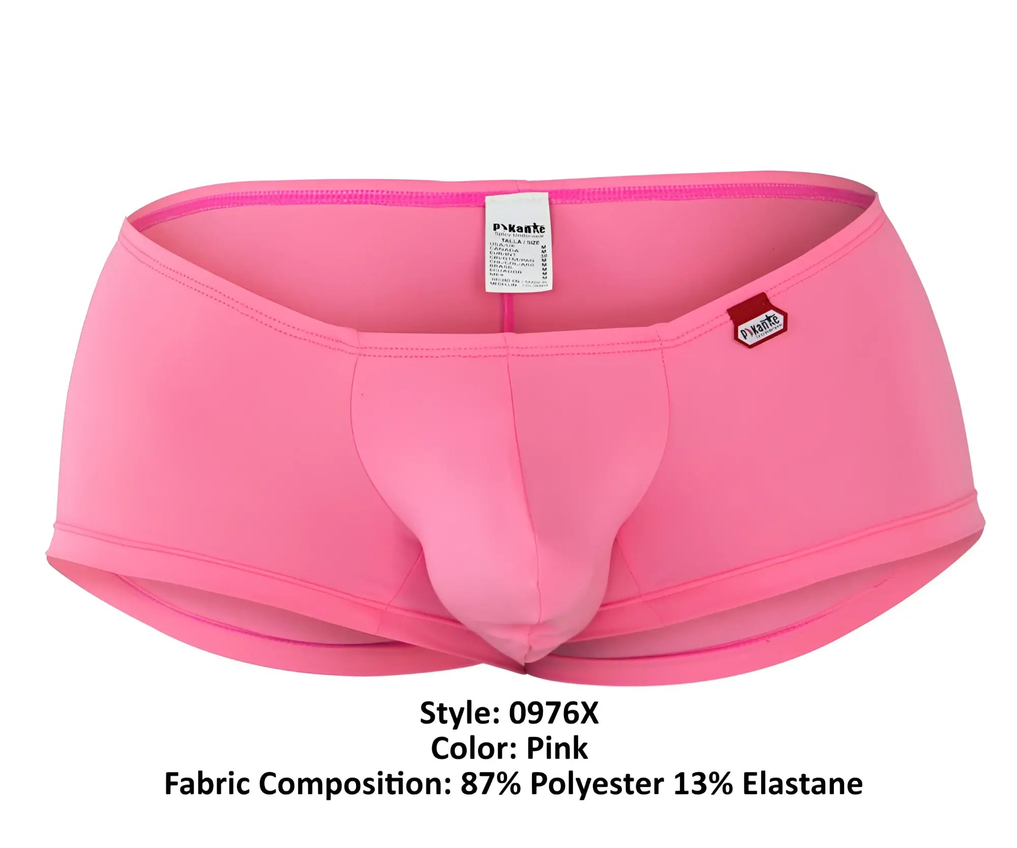 Pink pikante PIK 0976X angola trunks made of 87% polyester 13% elastane with snug fit and reinforced seams