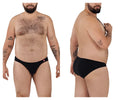 Black pikante pik 0977x angola bikini briefs with small red logo on waistband in soft fabric for comfortable wear