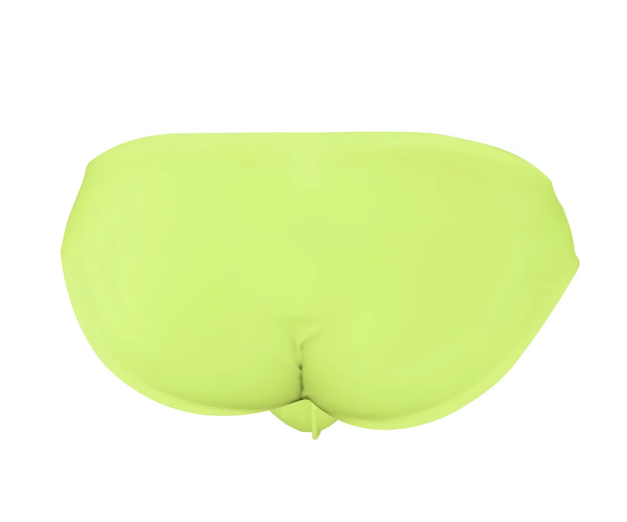 A lime green plush contoured buttock-shaped pillow pikante pik 0977x angola bikini color green