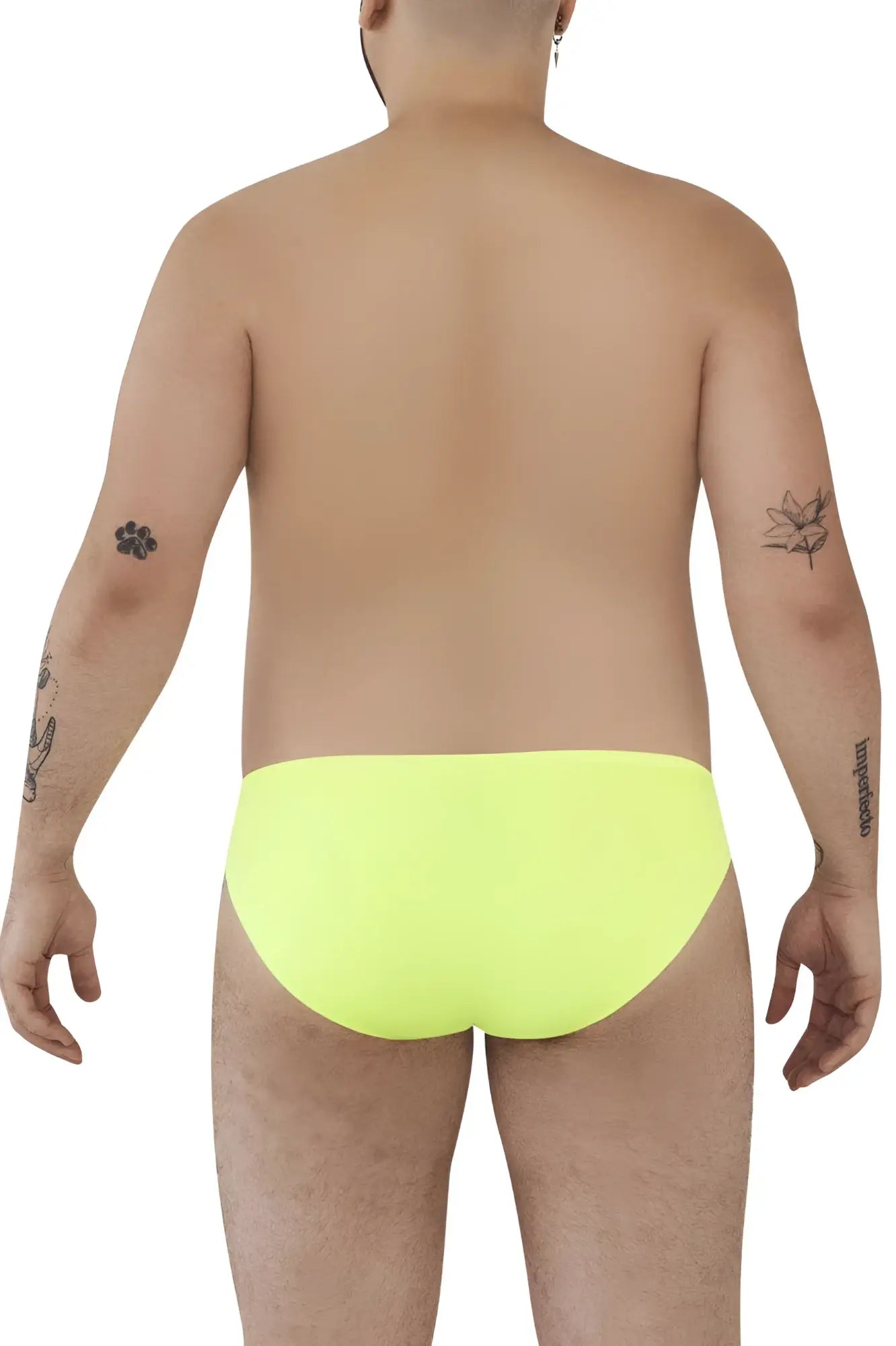 Neon yellow briefs from pikante pik 0977x angola bikini in green featuring vibrant color and comfortable fit