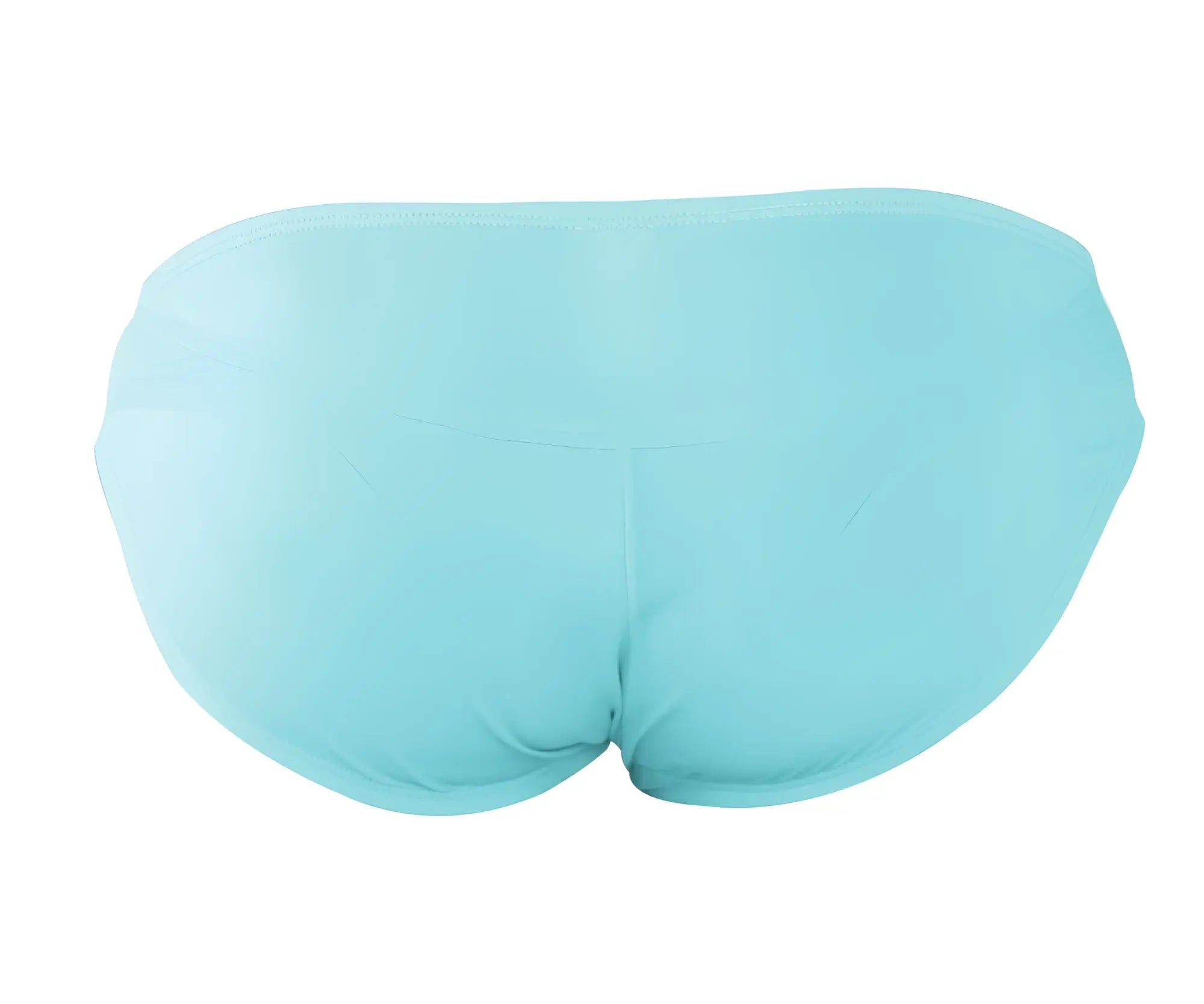 A pair of light blue seamless swim trunks with smooth fabric finish from pikante pik 0977x angola bikini collection
