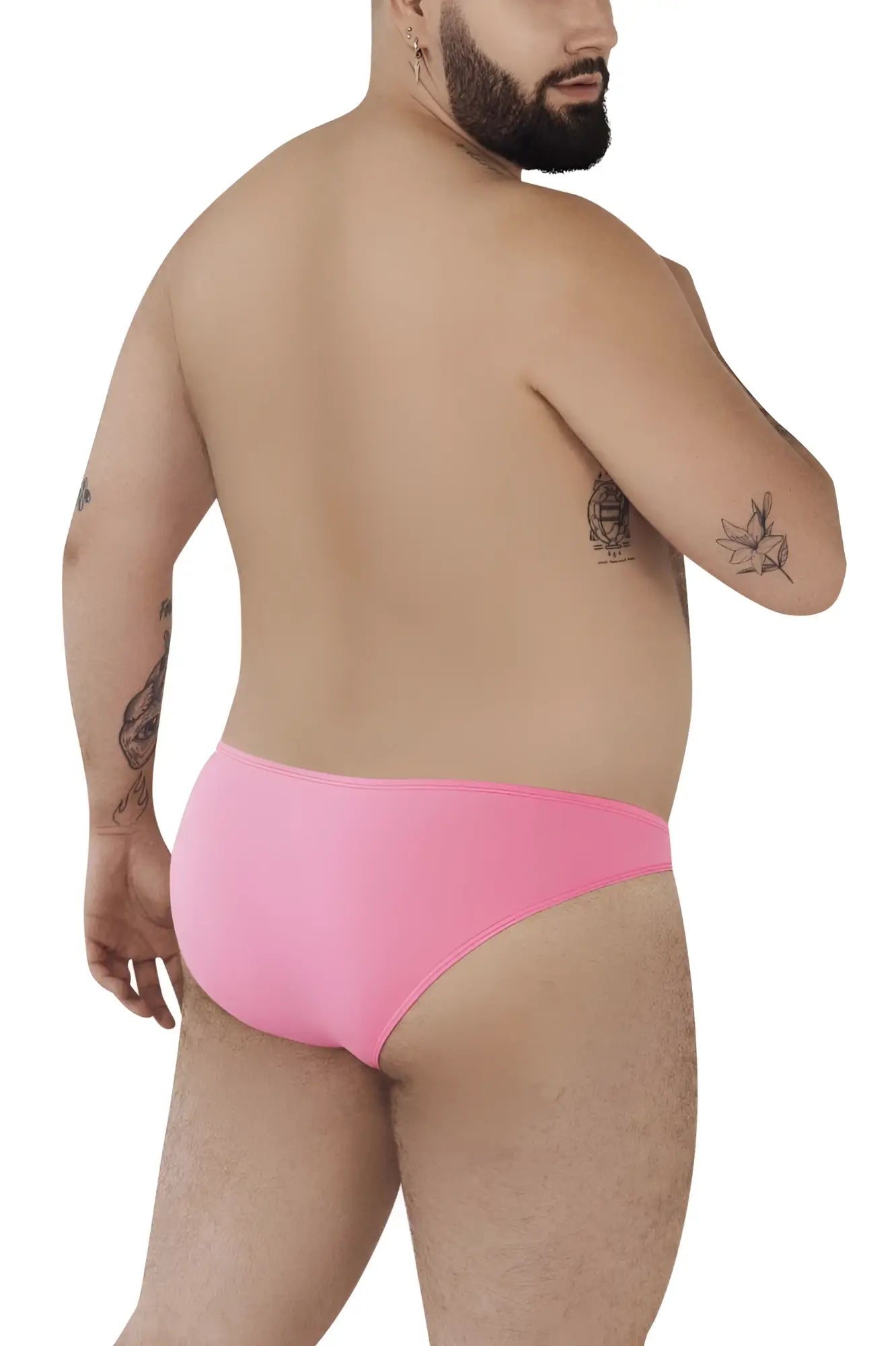 Pink briefs pikante pik 0977x angola bikini with smooth form fitting design in vibrant pink color