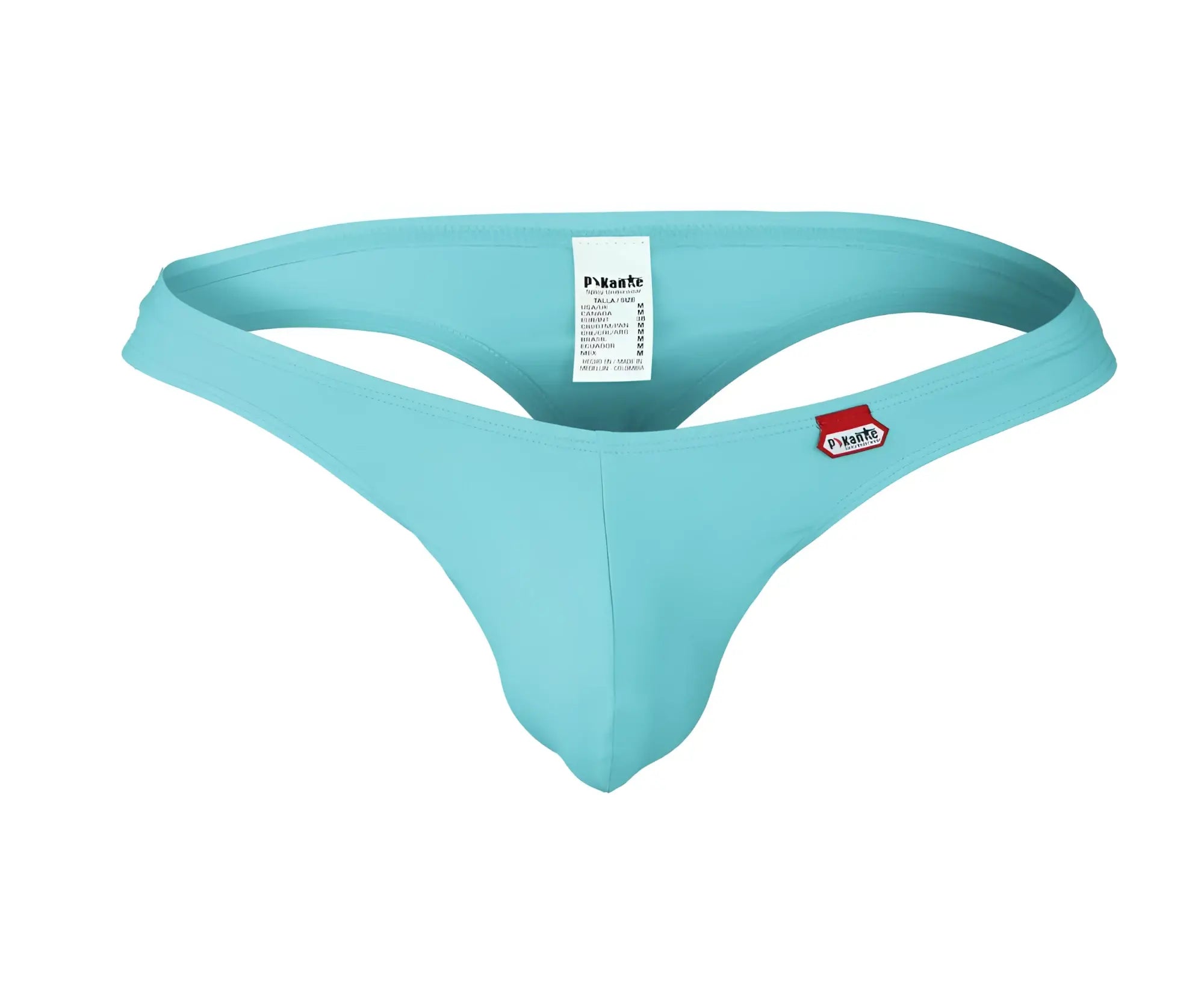 Front view of the light blue Pikante PIK 0978X Angola thong.