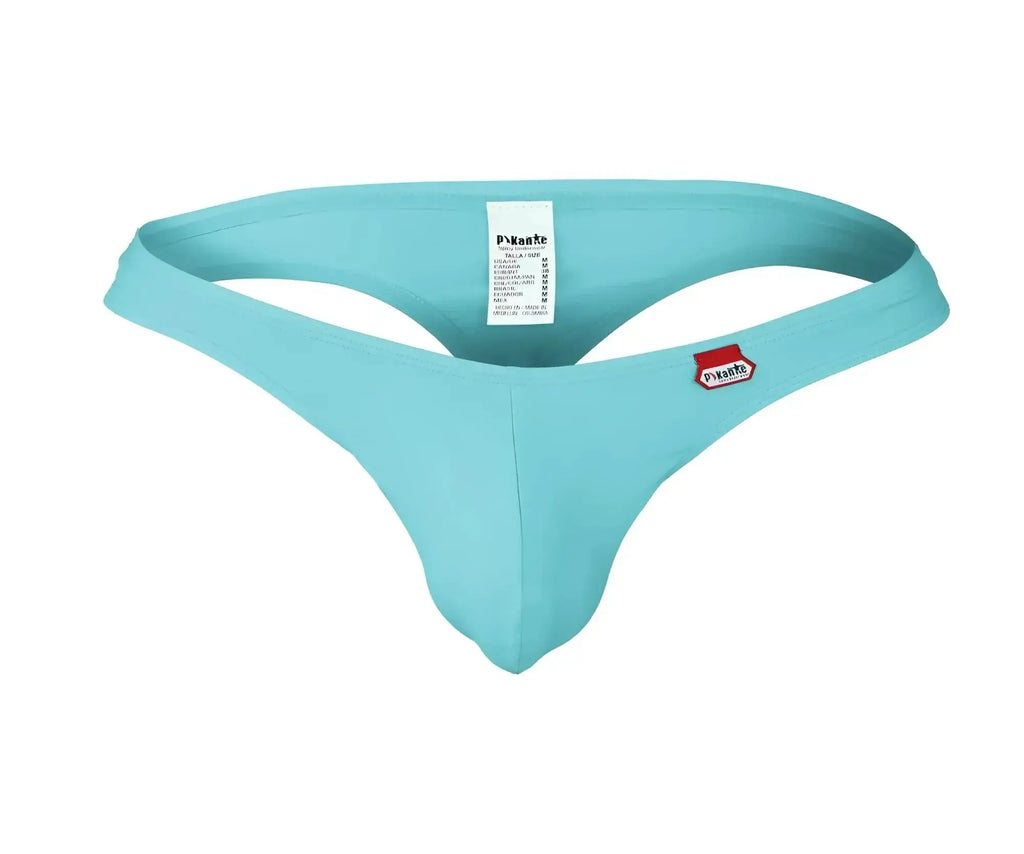 Front view of the light blue Pikante PIK 0978X Angola thong.