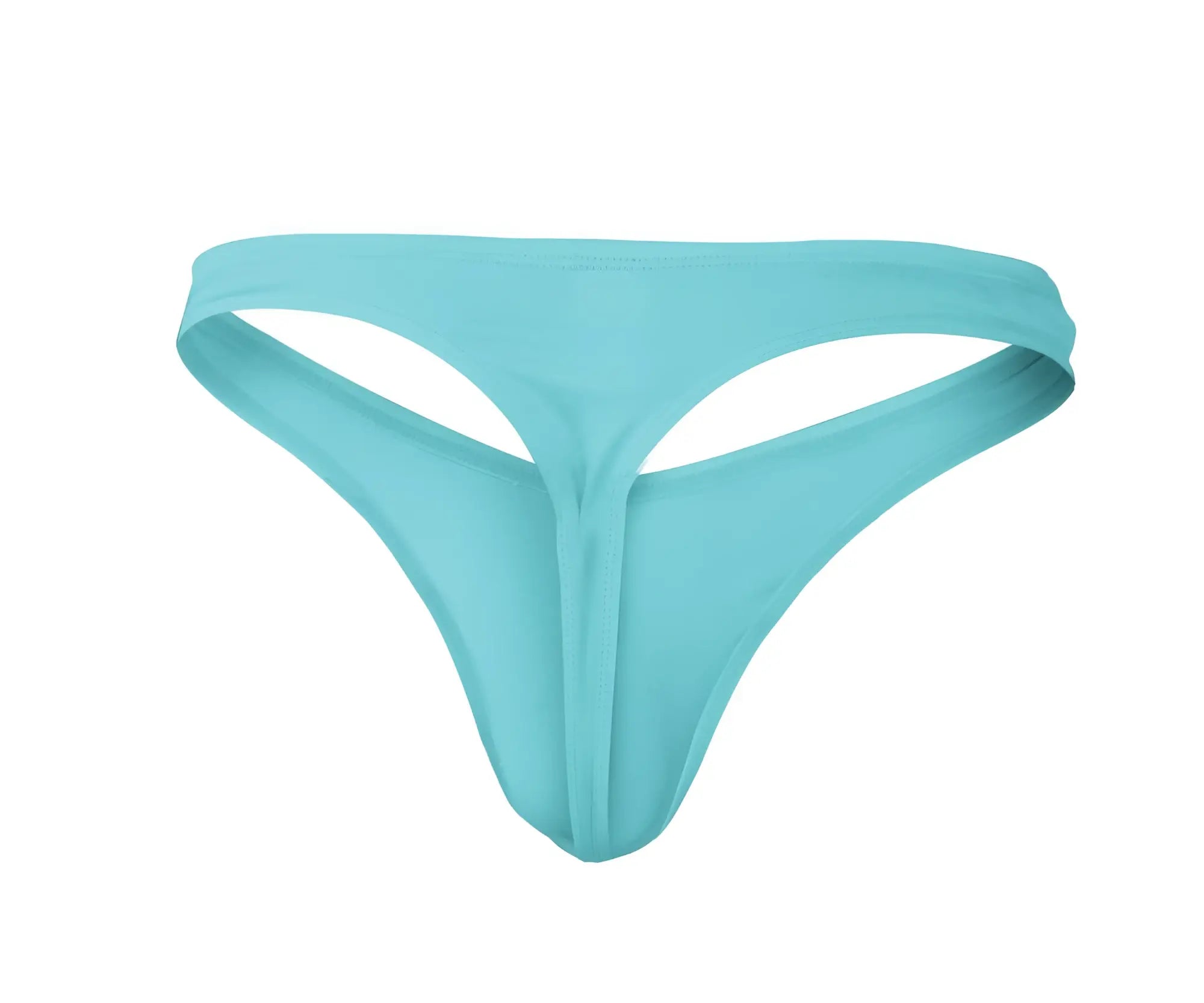 A sleek light blue Pikante PIK 0978X Angola thong made of smooth stretchy fabric with a minimalist design