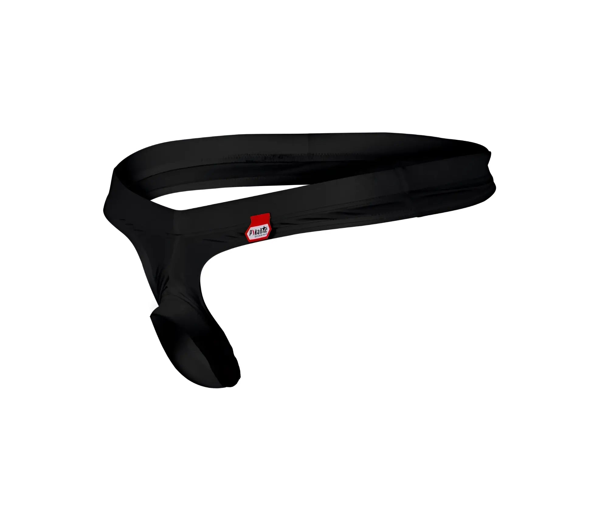 Black fabric pikante pik 0980x angola ball lifter c-ring with red and white logo tag in black color