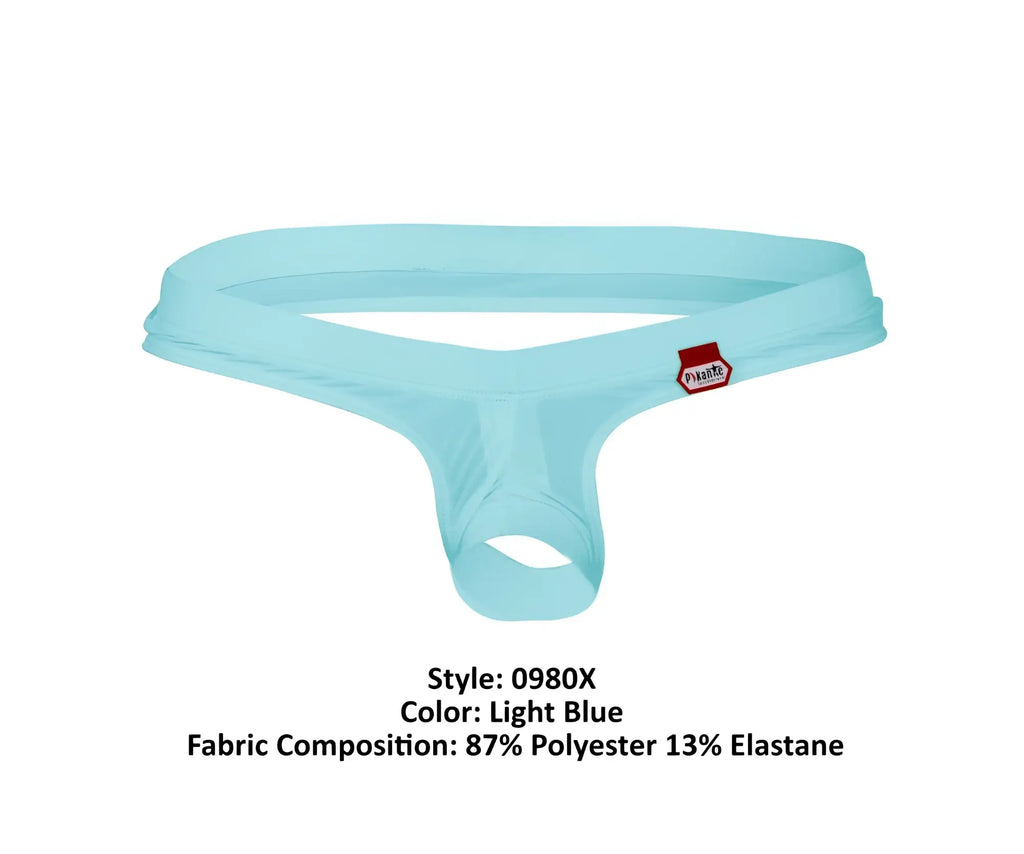 Light blue pikante pik 0980x angola ball lifter c-ring men’s thong made of 87% polyester 13% elastane with sleek fit