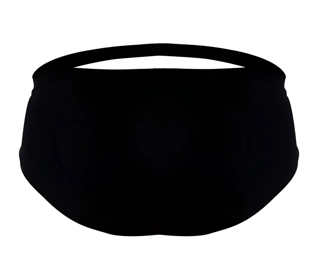 Pikante PIK 1026X Verona briefs in black, shown from the back.