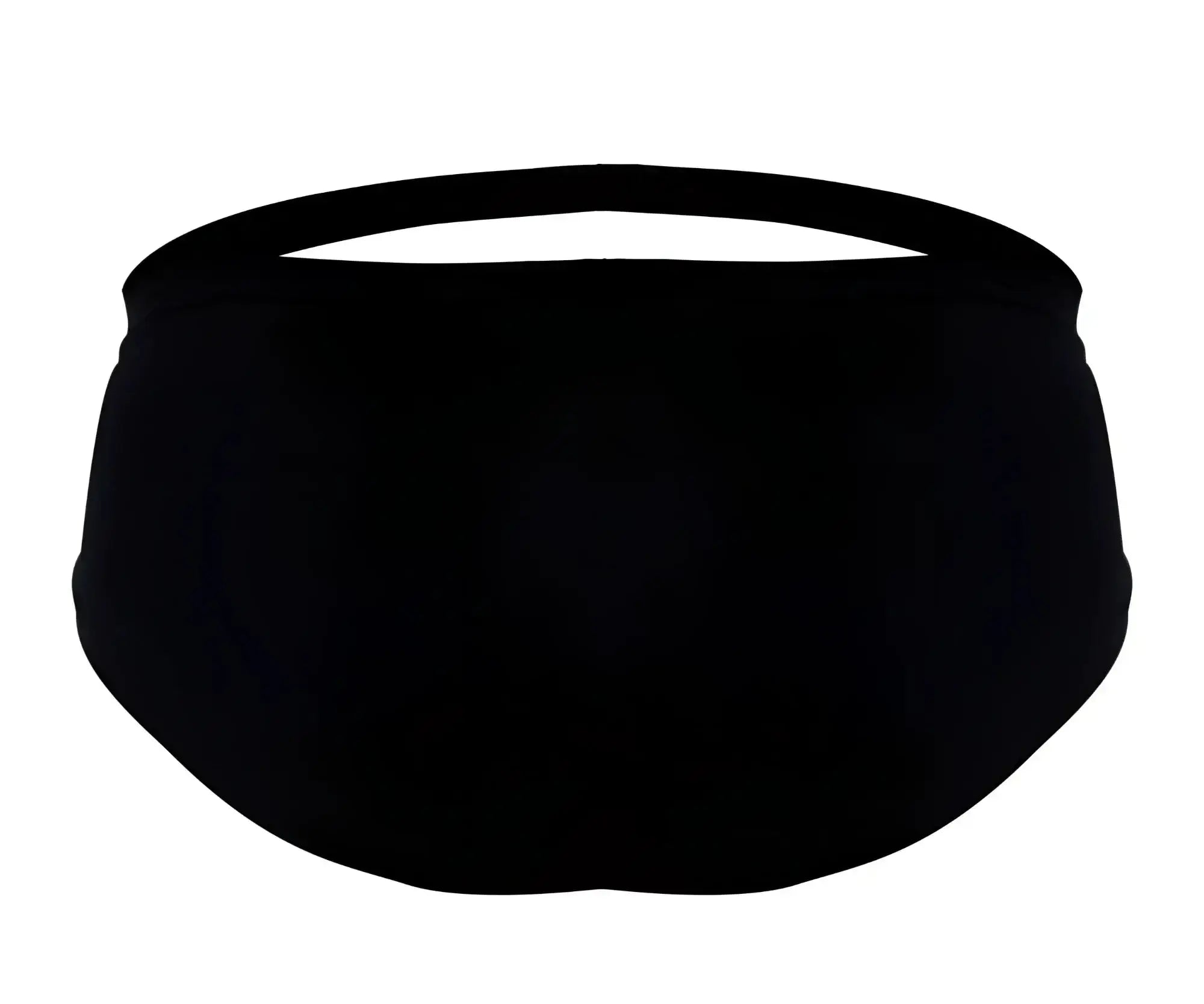Pikante PIK 1026X Verona briefs in black, shown from the back.