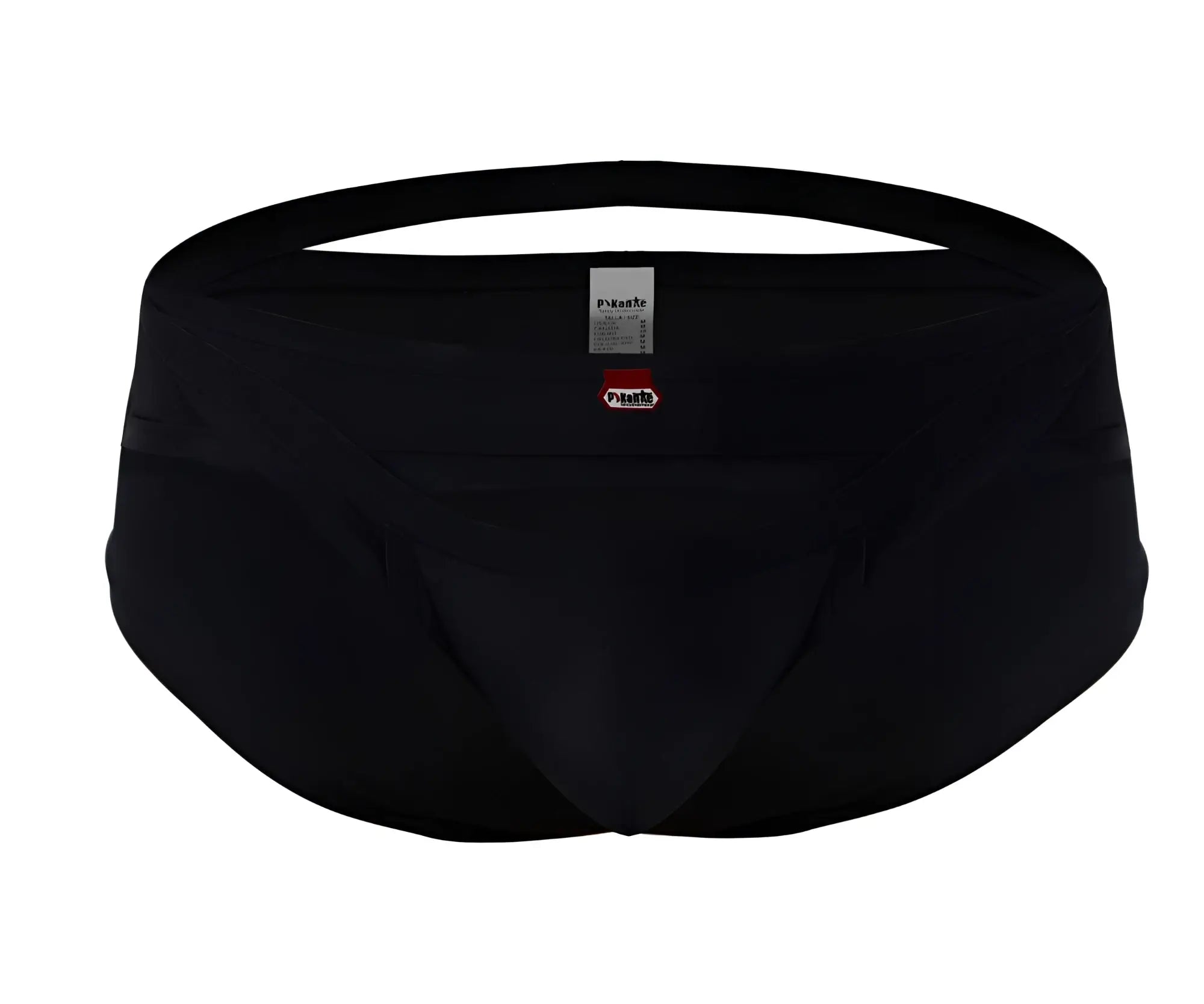Pikante pik 1026x verona briefs black smooth form-fitting men’s briefs with red logo on waistband