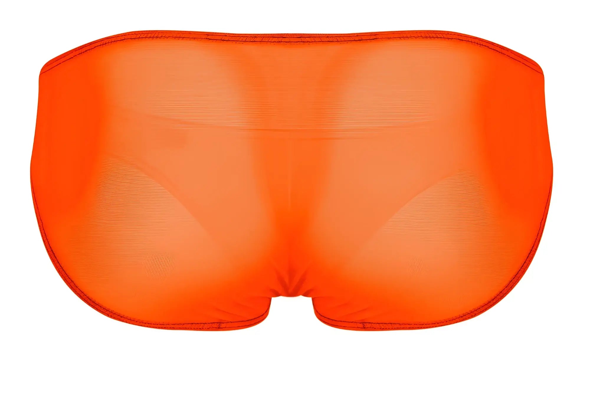 Bright orange sheer mesh briefs pikante pik 1277 sonar briefs soft breathable fabric for comfortable wear