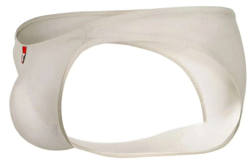 Pikante PIK 1822 Luxury Briefs in beige, side-angle view showing the waistband and pouch design.