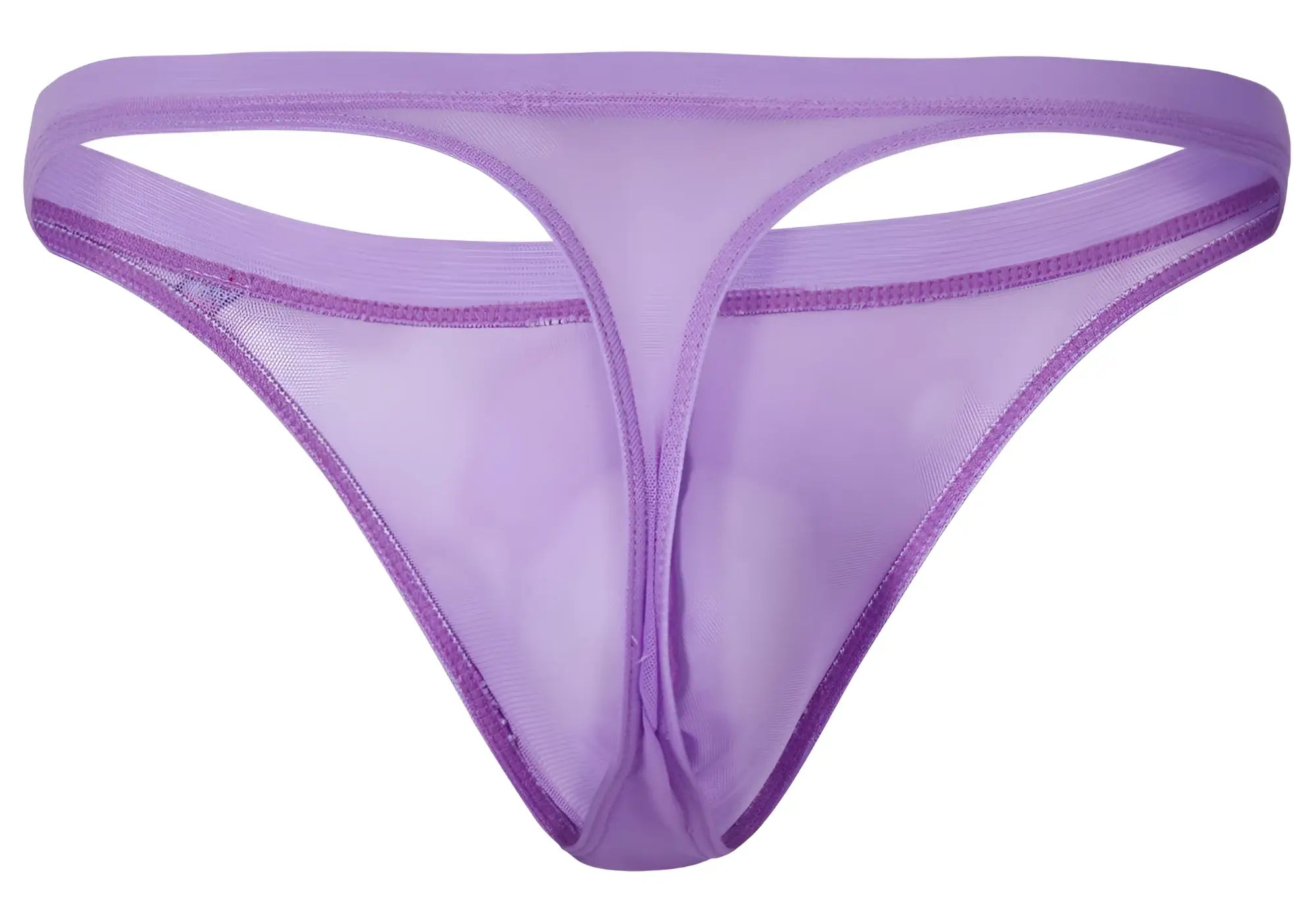 Pikante PIK 1823 Luxury Thong in lilac, front view against a white background.