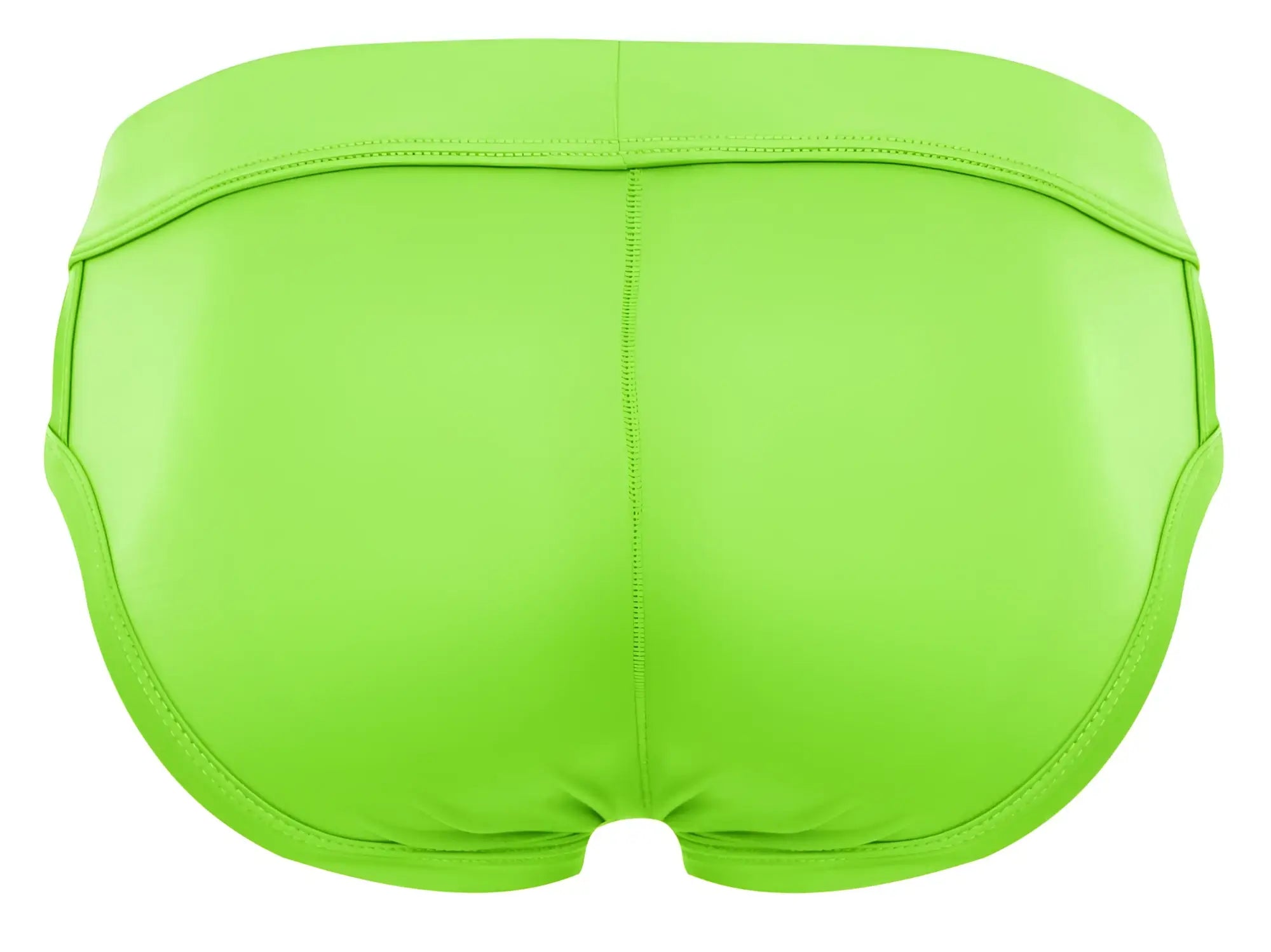 Bright lime green pikante PIK 2114 Lenox briefs made of smooth stretchy fabric with clean waistband stitching