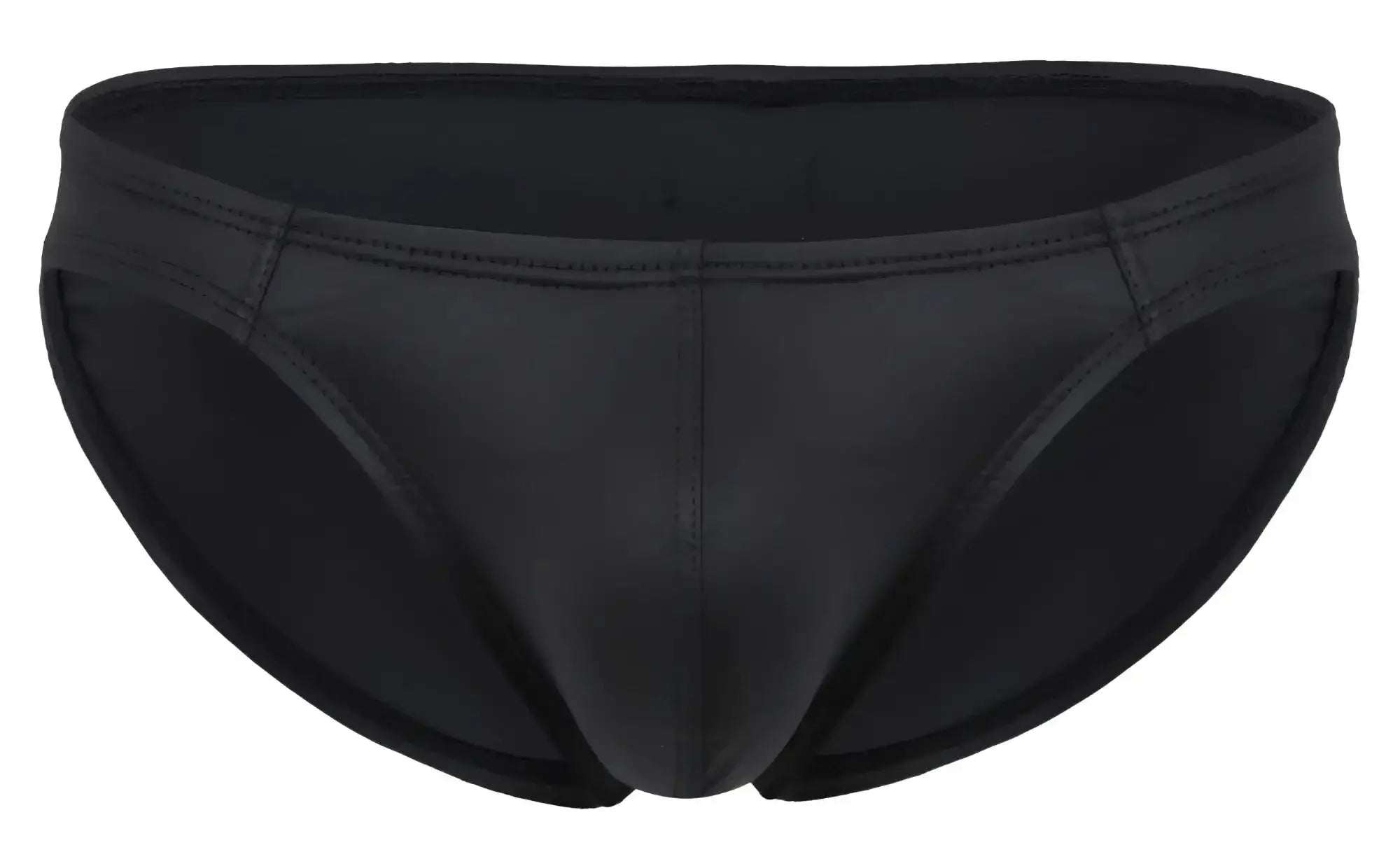 Front view of the black Pikante PIK 2117 Candy Briefs.