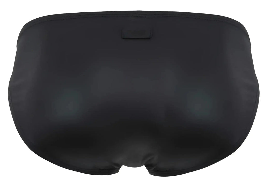 Pikante PIK 2117 Candy Briefs in black, back view showing the rear design.
