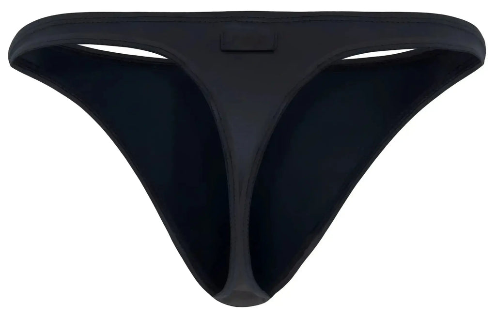 Front view of black Pikante PIK 2119 Candy thongs.