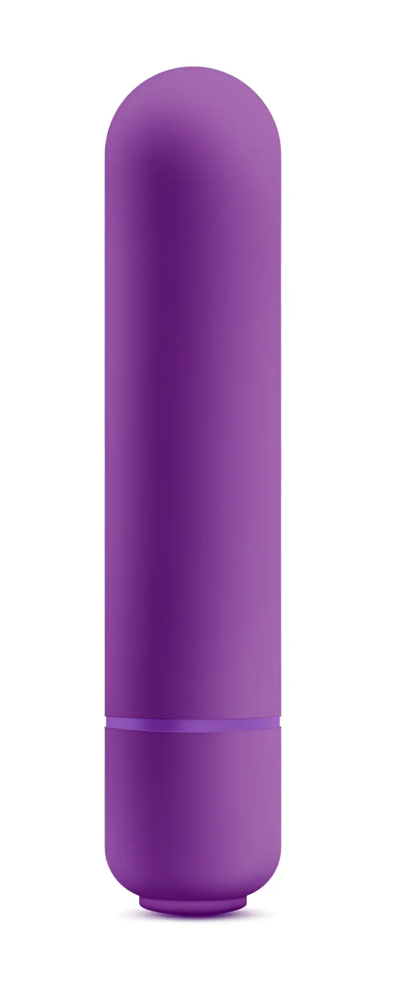 Purple play with me cutey vibe plus cylindrical vibrator with smooth matte finish and subtle horizontal band near the base