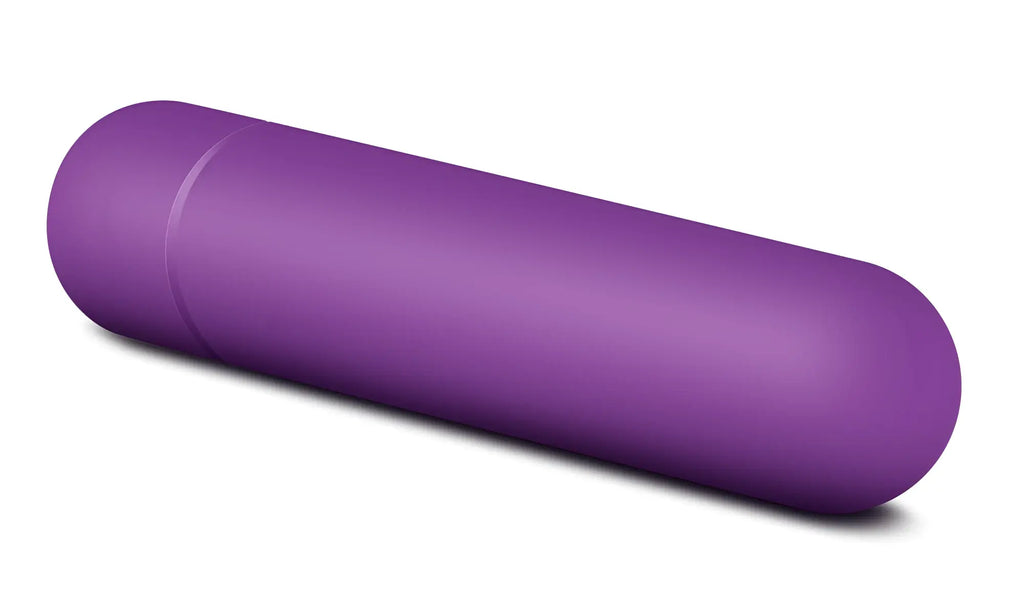 Purple silicone vibratable toy play with me cutey vibe plus with smooth rounded ends and subtle center seam