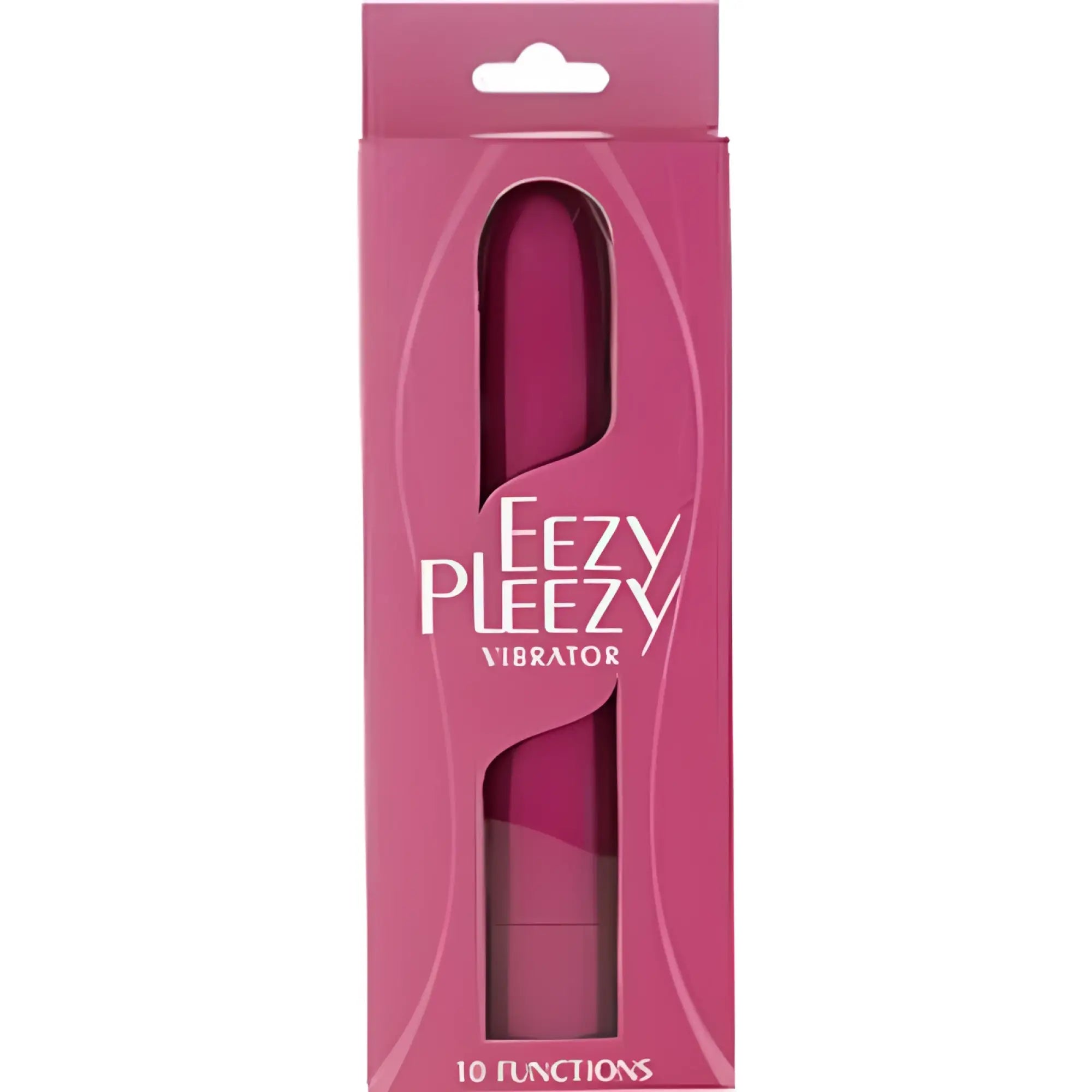 PowerBullet Eezy Pleezy pink 18cm 10-speed bullet vibrator in retail packaging for personal pleasure use