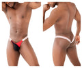Red and black thong with white trim ppu 2306 thong underwear designed for comfortable everyday wear